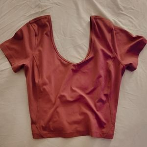 Lululemon Align Tee, Size 10 in Vivid Plum